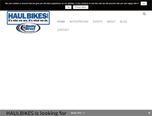 Tablet Screenshot of haulbikes.com